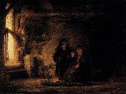 REMBRANDT Harmenszoon van Rijn Tobit's Wife with the Goat oil painting